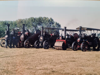 Steam Traction Engine Tractors Hardboard Magnet