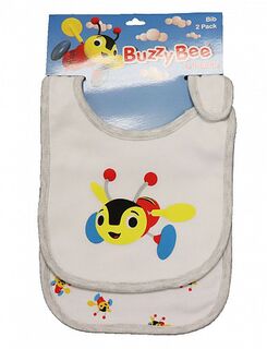 Buzzy Bee Bibs (2 pack)
