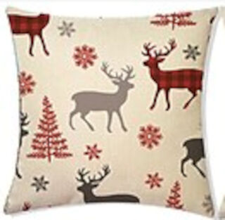 Deer Christmas Cushion
