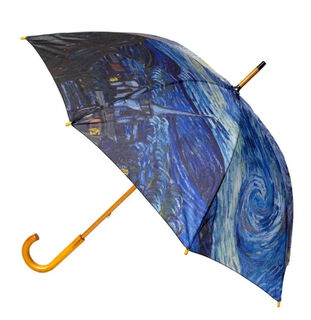 Van Gogh's Starry Night Stick Umbrella