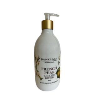 Large Gold Pump - French Pear LOTION 500ML