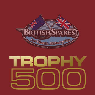 Transfer Decal, Trophy 500, 1969 onwards, Small