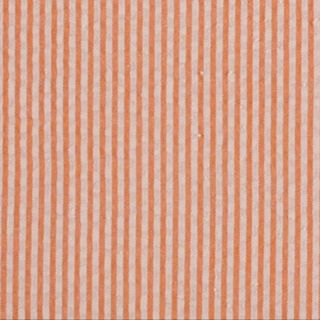 Orange/White Stripes: Seersucker