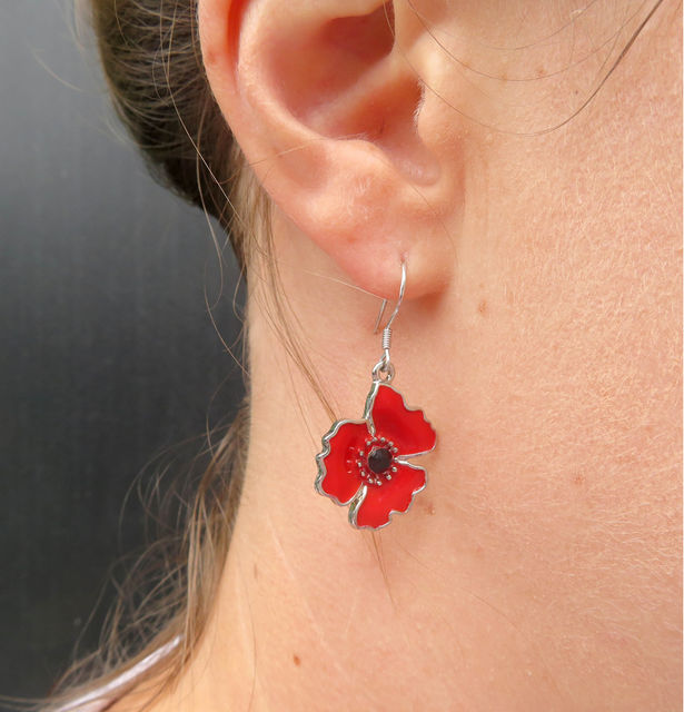 NZ Jewellery Designers | New Zealand Enamel Jewellery | Bee Earrings | Wildside Gifts