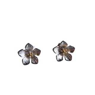 Alpine Gentian Sterling Silver Studs