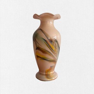 Dalian Glass Snowflake Vase