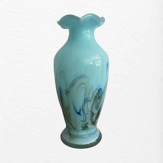 Retro Dalian Glass Vase