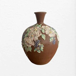 Highly Decorated Pottery Vase