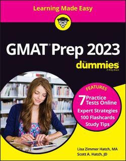 GMAT Prep 2023 For Dummies with Online Practice  (10th Edititon)