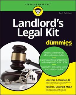 Landlords Legal Kit For Dummies  (2nd Edition)