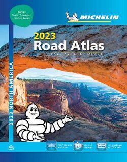 Michelin Road Atlases: USA, Canada, Mexico (Spiral Bound)  (2023 Edition)
