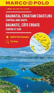 Marco Polo Maps: Croatia Dalmatian Coast