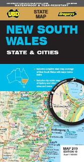 UBD State Map: New South Wales State and Cities Map 219
