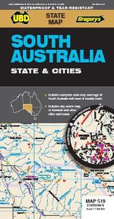 UBD State Map: South Australia State & Cities Map 519  (10th Edition)