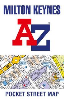 Milton Keynes A-Z Pocket Street Map  (Sheet map, folded)
