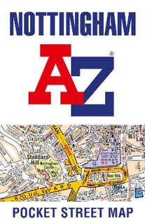 Nottingham A-Z Pocket Street Map  (Sheet map, folded)