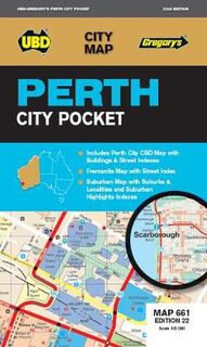 UBD City Map: Perth City Pocket Map 661 (21st Edition)