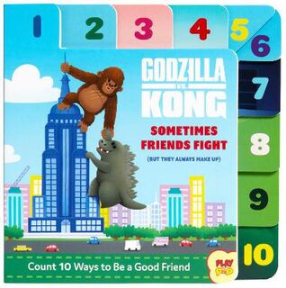 Godzilla vs. Kong: Sometimes Friends Fight (Shaped Board Book)