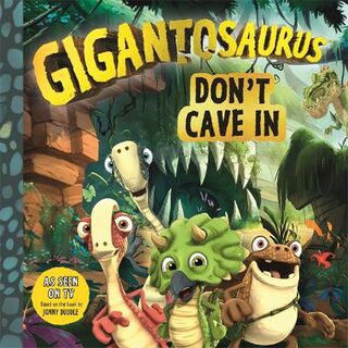 Gigantosaurus: Don't Cave In (Push, Pull, Slide Board Book)
