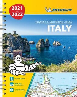 Michelin Tourist and Motoring Atlas: Italy (Spiral Bound)  (2021 Edition)