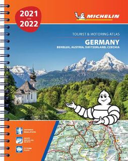 Michelin Road Atlases: Germany, Benelux, Austria, Switzerland, Czech Republic (Spiral Bound)