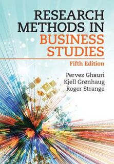 Research Methods in Business Studies  (5th Edition)