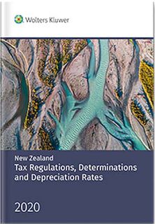 New Zealand Tax Regulations, Determinations and Depreciation Rates 2020
