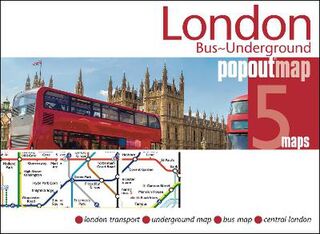 London Bus and Underground PopOut Map