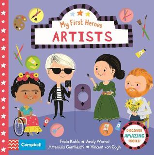 My First Heroes: Artists (Push, Pull, Slide Board Book)