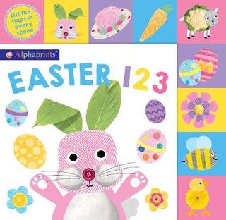 Alphaprints: Easter 123 (Lift-the-Flap Tabbed Board Book)