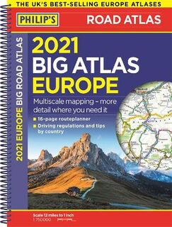 Philip's Road Atlases: Europe  (2021 Edition)