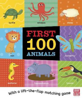 First 100: Animals (Lift-the-Flap Board Book)