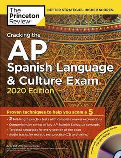 College Test Preparation: Cracking the AP Spanish Language and Culture Exam (Book and CD)