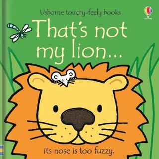 Usborne Touchy-Feely: That's Not My Lion