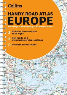 Collins Handy Road Atlas Europe (Spiral Bound)