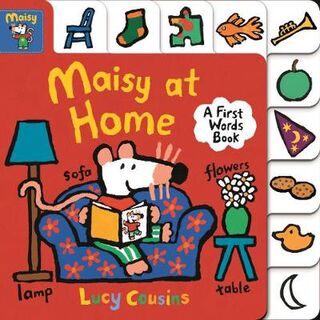 Maisy's First Word Book: Maisy at Home (Tabbed Board Book)