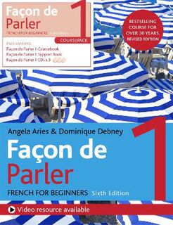 Facon de Parler 1: French For Beginners (Book and CD) (Includes activity book)