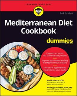 Mediterranean Diet Cookbook For Dummies  (3rd Edition)