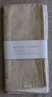 Boston & Forest Burp Cloth (Oatmeal)