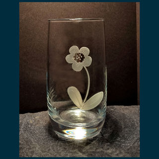 Glass with Flower