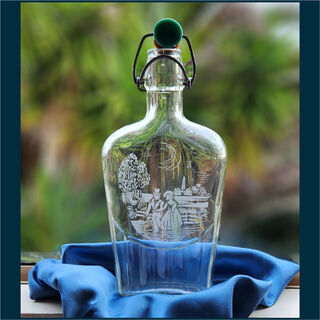 Glass Flask Country