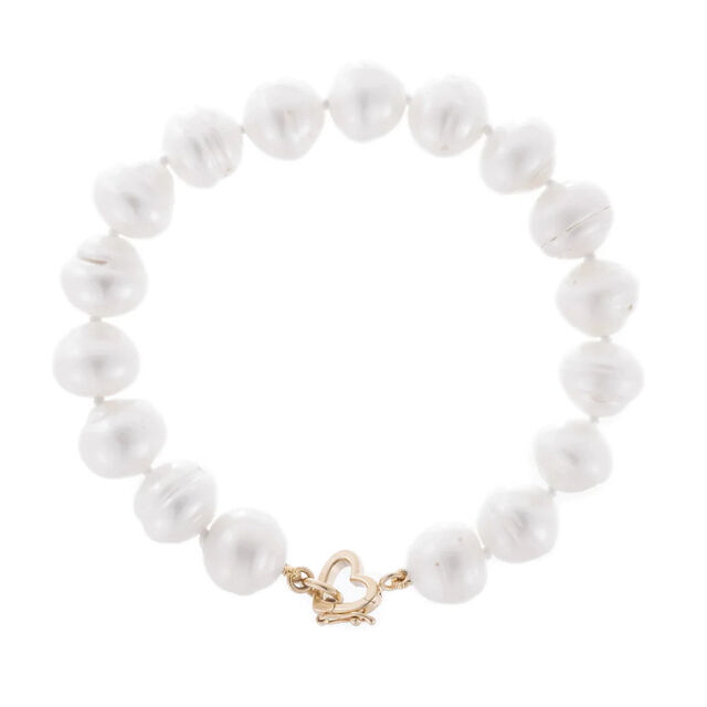 LIDO STRAND pearl and 14 - carat gold bracelet