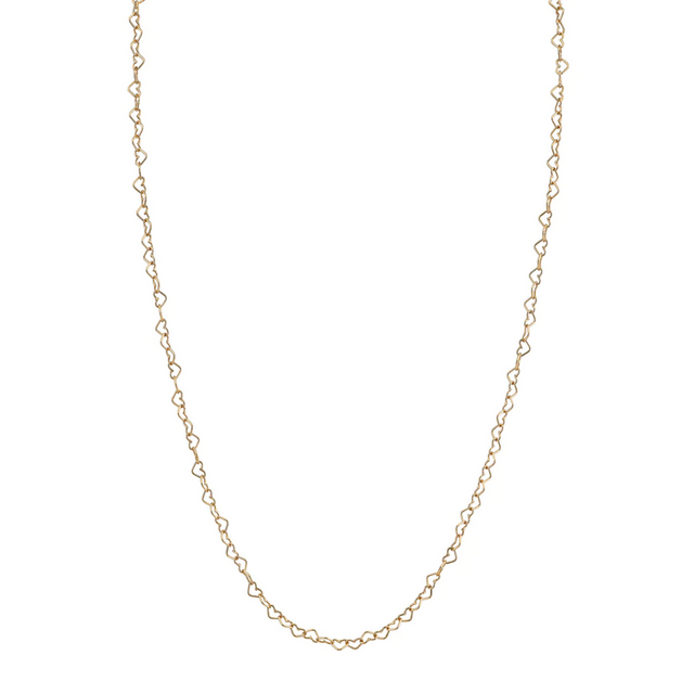 HEART ETERNITY LINK 14 - carat gold Necklace