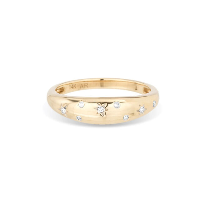 CELESTIAL DIAMONDS 14 - carat gold and diamond ring