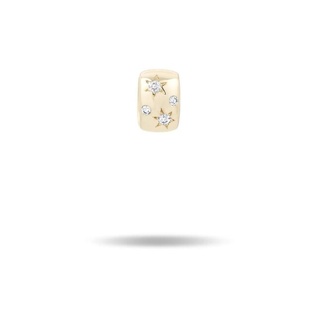 DIAMOND CELESTIAL 14 - carat gold mini bead