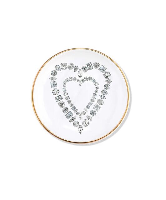 Diamond Heart Ring Dish