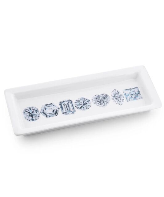 Diamond Porcelain Jewellery Tray