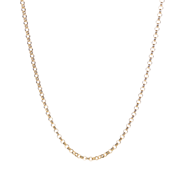 ROLO 9-carat solid gold chain