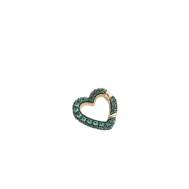 THE EMERALD LOVE CONNECTION 14-carat gold connector/charm holder