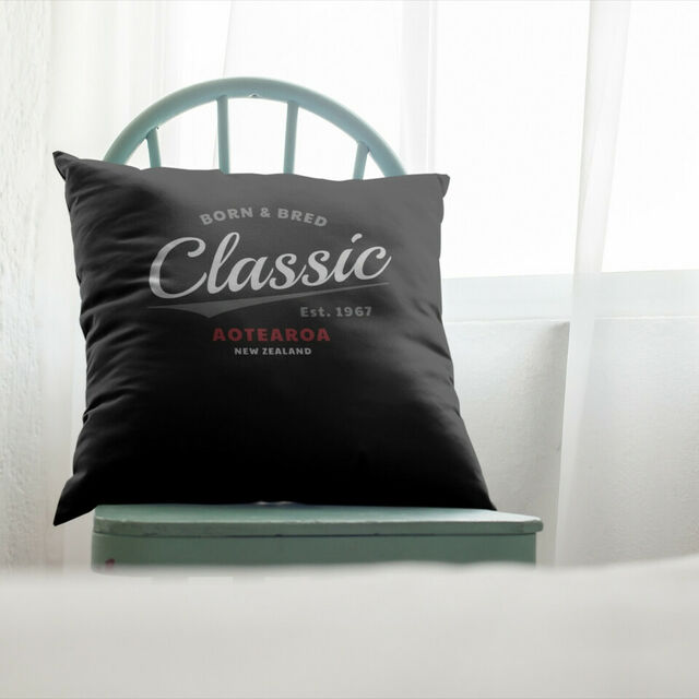 Born & bred classic cushion